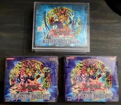 Yugioh Vintage Booster Box Lot Legend Of Blue Eyes & Legacy Of Darkness Sealed! - Image 1