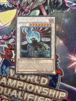 (YBL) YUGIOH Black-Winged Dragon - CT07-EN002 Secret Rare Limited Edition VLP - Image 1