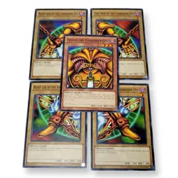 YUGIOH TCG! COMPLETE 5 Card Exodia the Forbidden One Set LDK2 Common - Image 1