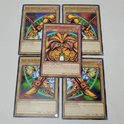 YUGIOH TCG! COMPLETE 5 Card Exodia the Forbidden One Set LDK2 Common - Image 2