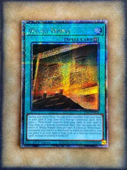 Yugioh Wedju Temple INFO-EN054 Quarter Century Rare 1st Ed NM - Image 1