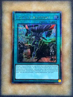 Yugioh Fusion Deployment RA02-EN065 Quarter Century Rare 1st Ed NM - Image 1