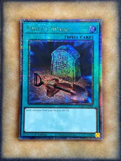 Yugioh Foolish Burial RA02-EN049 Quarter Century Rare 1st Ed NM - Image 1