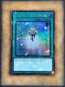 Yugioh Charge of the Light Brigade RA02-EN055 Quarter Century Rare 1st Ed NM - Image 1