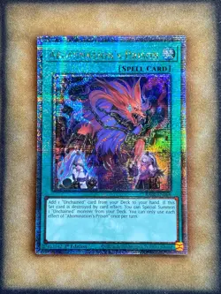 Yugioh Abomination's Prison RA02-EN064 Quarter Century Rare 1st Ed NM - Image 1