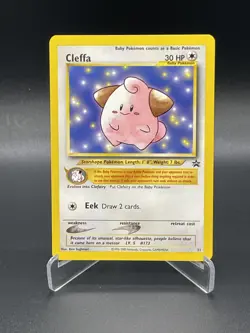 Cleffa 31 WoTC Black Star Promo Pokemon Card - Image 1
