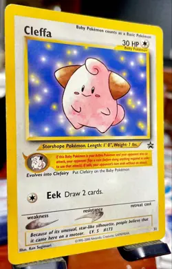 Cleffa 31 WOTC Black Star Promo Pokemon Card - Image 2
