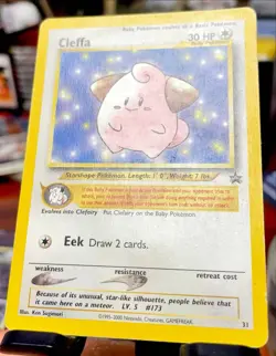 Cleffa 31 WOTC Black Star Promo Pokemon Card - Image 4