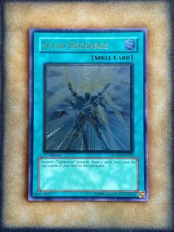 Yugioh Solar Recharge LODT-EN052 Ultimate Rare 1st Ed LP - Image 1