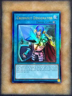 Yugioh Crossout Designator RA02-EN063 Prismatic Ultimate Rare 1st Ed NM - Image 1