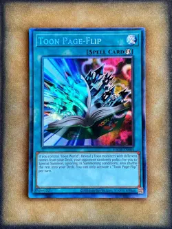 Yugioh Toon Page-Flip TOCH-EN004 Collector Rare NM - Image 1