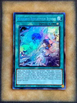 Yugioh Mikanko Reflection Rondo AMDE-EN033 Collector Rare 1st Ed NM - Image 1