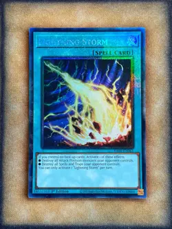 Yugioh Lightning Storm RA01-EN061 Collector Rare 1st Ed NM - Image 1