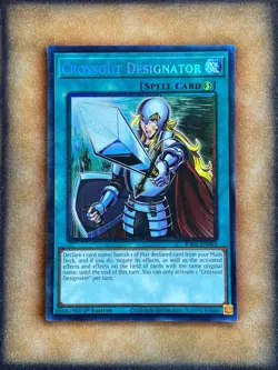 Yugioh Crossout Designator RA02-EN063 Collector Rare 1st Ed NM - Image 1
