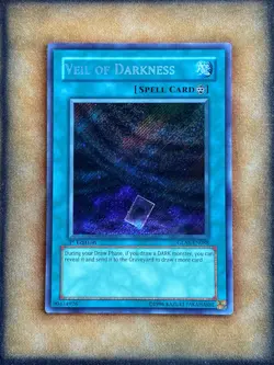 Yugioh Veil of Darkness GLAS-EN088 Secret Rare 1st Ed NM - Image 1