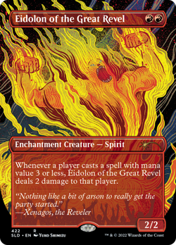 Eidolon of the Great Revel (Secret Lair) FOIL Promo HEAVILY PLD CARD ABUGames - Image 1