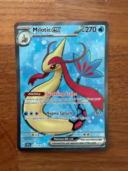 Pokemon Surging Sparks - Milotic EX 217/191 - Scarlet Violet Full Art Card M/NM - Image 1