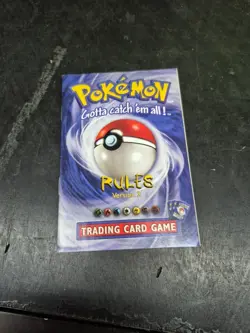 Pokemon Base Set Rule Book Version 2 1999 Pokemon Card TCG Pamphlet Vintage WOTC - Image 1