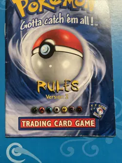 Pokemon Base Set Rule Book Version 2 1999 Pokemon Card TCG Pamphlet Vintage WOTC - Image 2