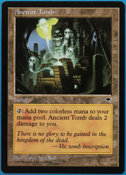 Ancient Tomb Tempest NM Land Uncommon MAGIC GATHERING CARD (ID# 498994) ABUGames - Image 1