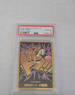 DON!! Card Rob Lucci PRB-01 Gold THE BEST One Piece Japanese PSA 10 - Image 1