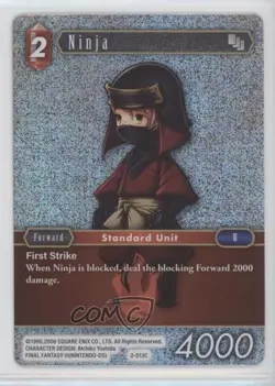 2016 Final Fantasy Trading Card Game: Opus 2 Collection Ninja (Foil) #013C 1i3 - Image 1