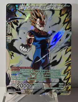 Dragon Ball Super Card Foil SPR BT11-066 Prince Of Destruction Vegeta NM/M - Image 1