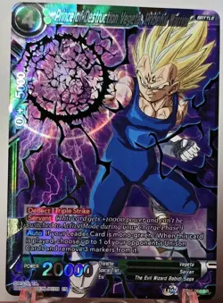Dragon Ball Super Card Game Prince of Destruction Vegeta BT11-066 SR NM/M - Image 1