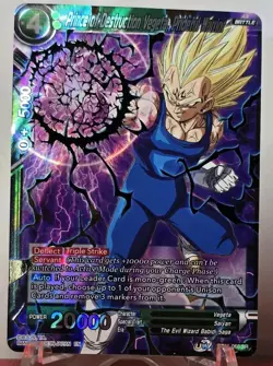 Dragon Ball Super Card Game Prince of Destruction Vegeta BT11-066 SR NM/M - Image 1