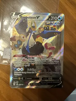 Empoleon v Alternate Full Art Holo Card 146/163SWSH05 Pokemon Battle Styles - Image 2