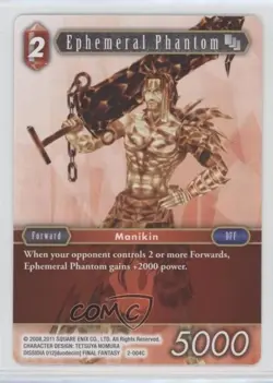 2016 Final Fantasy Trading Card Game: Opus 2 Collection Ephemeral Phantom 1i3 - Image 1