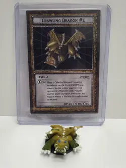 Yu-Gi-Oh Dungeon Dice Monsters - Figure & Card - Crawling Dargon #1 - Image 1
