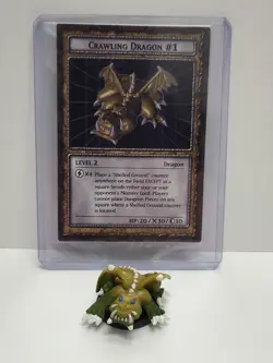 Yu-Gi-Oh Dungeon Dice Monsters - Figure & Card - Crawling Dargon #1 - Image 1