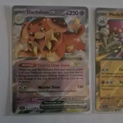 3x ex CARD Pokemon TCG Stellar Crown Card Holo Double Rare Excellent condition - Image 2