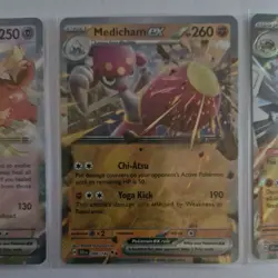 3x ex CARD Pokemon TCG Stellar Crown Card Holo Double Rare Excellent condition - Image 3