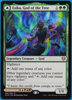 Esika, God of the Tree / The Prismatic Bridge Kaldheim NM CARD (499139) ABUGames - Image 1