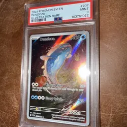 Pokemon TCG Dondozo Scarlet & Violet Base Illustration Rare Card 207/198 PSA - Image 2
