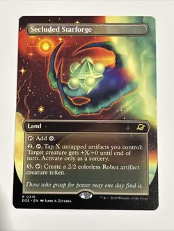 Secluded Starforge - Extended Art EOE NM MTG - Image 1