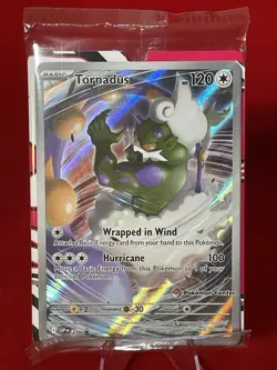 Tornadus "Pokemon Center" White Flare Black Star Promo SVP EN 210 Sealed Card - Image 1