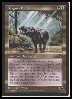 MTG Visions # Pygmy Hippo Lightly played tcg - Image 1