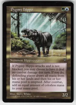 MTG Visions # Pygmy Hippo Lightly played tcg - Image 1