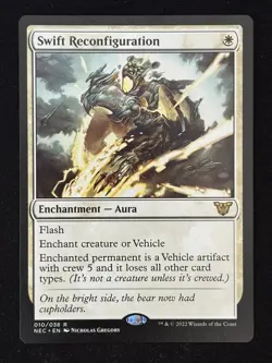 1x MTG Swift Reconfiguration - Commander: Kamigawa: Neon Dynasty (NEC) #10 - Image 1