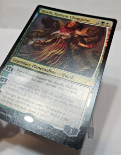FOIL Huatli, Radiant Champion Rivals of Ixalan MTG Magic the Gathering 7229 - Image 2