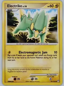 Electrike 81/123 Pokemon - Diamond and Pearl Mysterious Treasures LP - Image 1