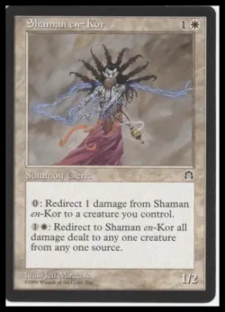 MTG Stronghold # Shaman en-Kor Lightly played tcg - Image 1