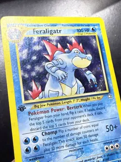 Feraligatr 4/111 Neo Genesis - 1st Edition - Holo Vintage Wotc Pokemon - HP/DMG - Image 4