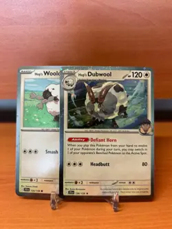 Hop's Wooloo 135/159& Hop’s Dubwool 136/159 (Cosmos Holo) SV09: JTG Pokemon NM - Image 1