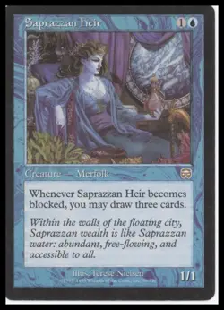 MTG Mercadian Masques #99 Saprazzan Heir Lightly played tcg - Image 1