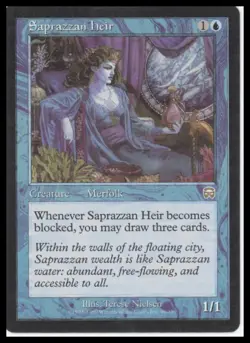 MTG Mercadian Masques #99 Saprazzan Heir Lightly played tcg - Image 1