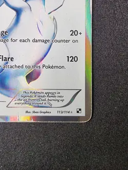 Pokemon 2011 Black & White Base Reshiram #113/114 Full Art Ultra Rare - Image 4